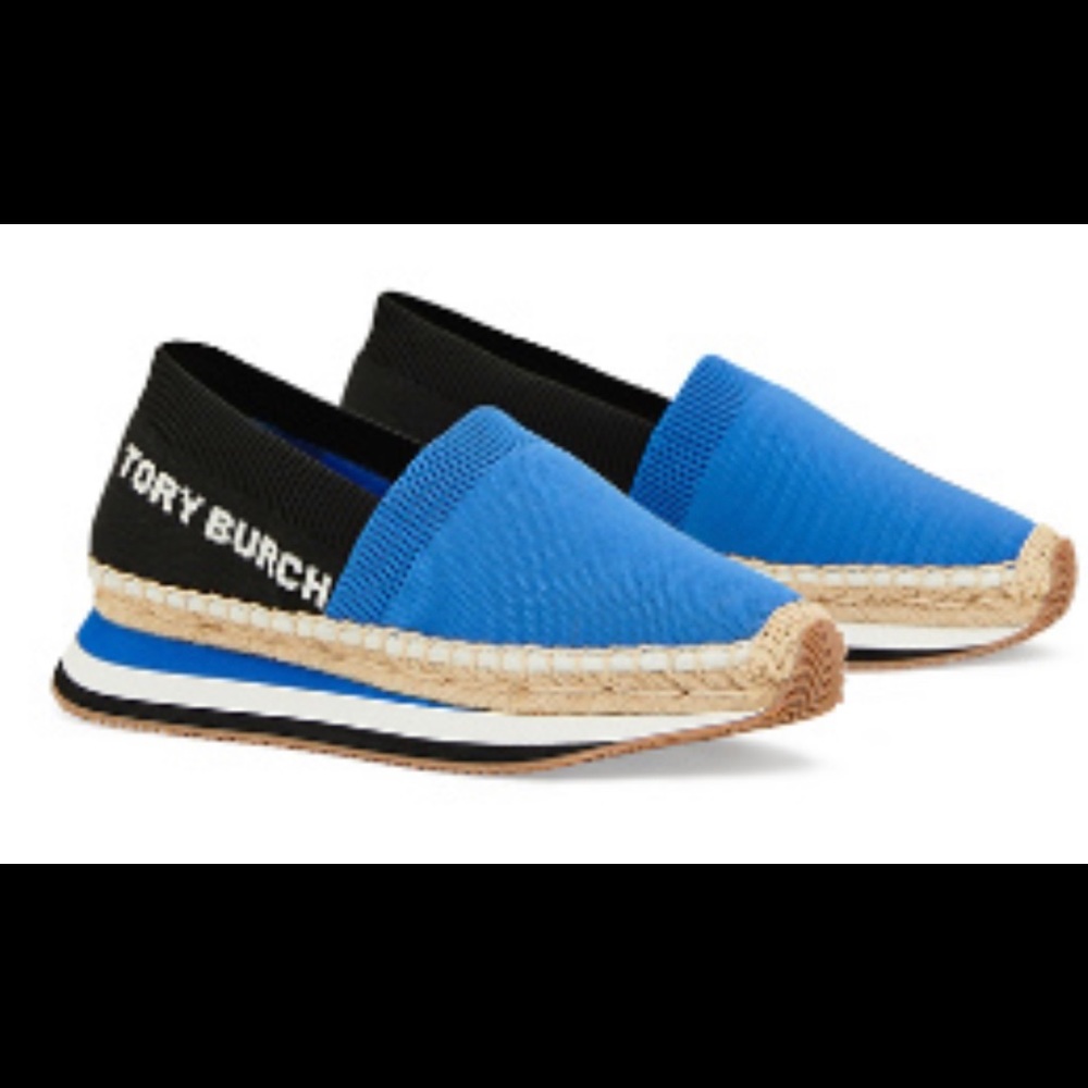 TORY BURCH Daisy Slip-on Sneakers Blue/Black Sz8.5